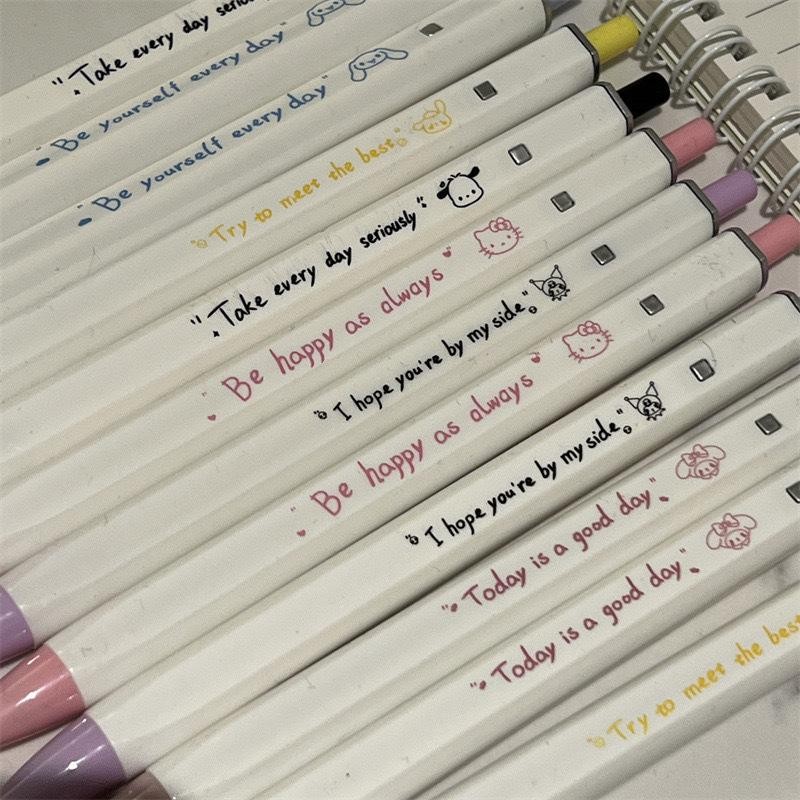 

Pena Gel Cetek Warna Hitam SANRIO EDITION Office Stationery Pen Ballpoint Craftycharm