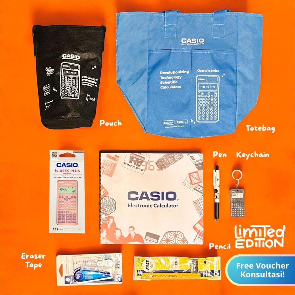

Casio Scientific Calculator Limited Edition 60 Tahun – Bundle Eksklusif + Voucher Konsultasi