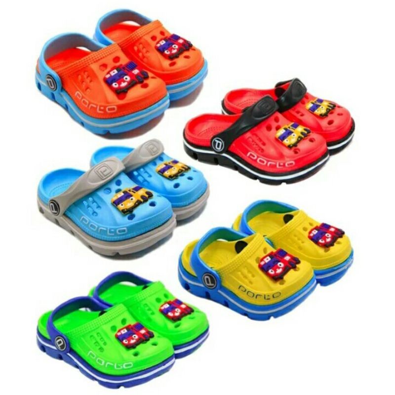 Sendal Karet Anak Cewek Cowok Sendal Baby Porto Baim
