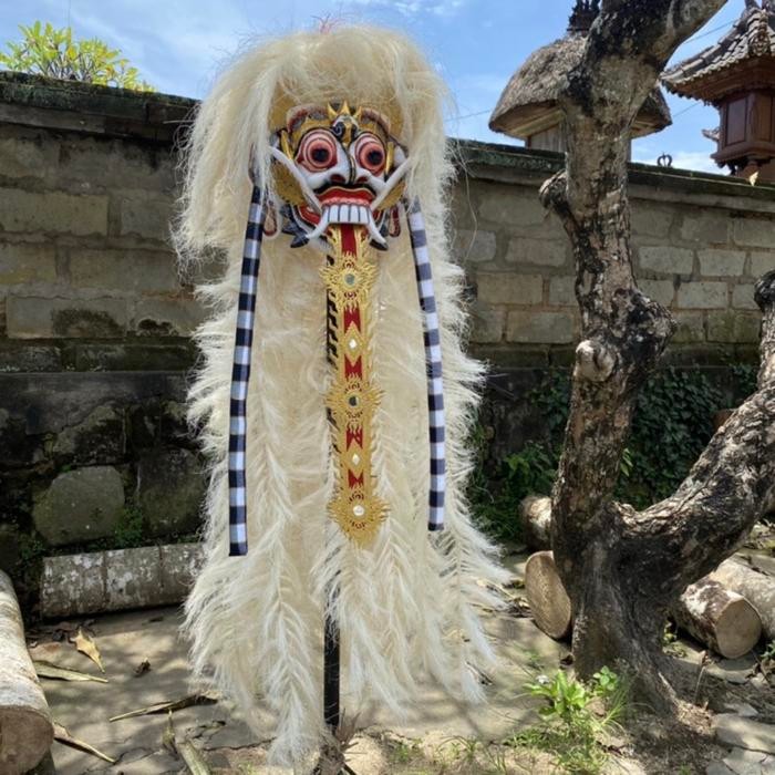 TOPENG RANGDA HALUS/TAPEL RANGDA HALUS/RANGDA BALI/TOPENG LEAK BALI - Putih