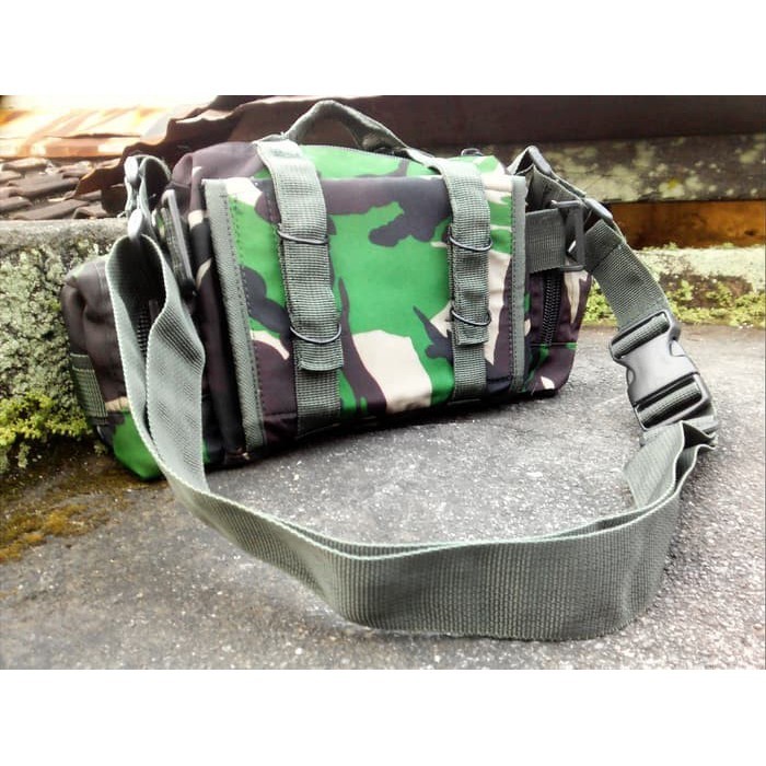 TAS SELEMPANG ARMY Tas Selempang Loreng TNI - Tas Selempang Loreng Malvinas - Army