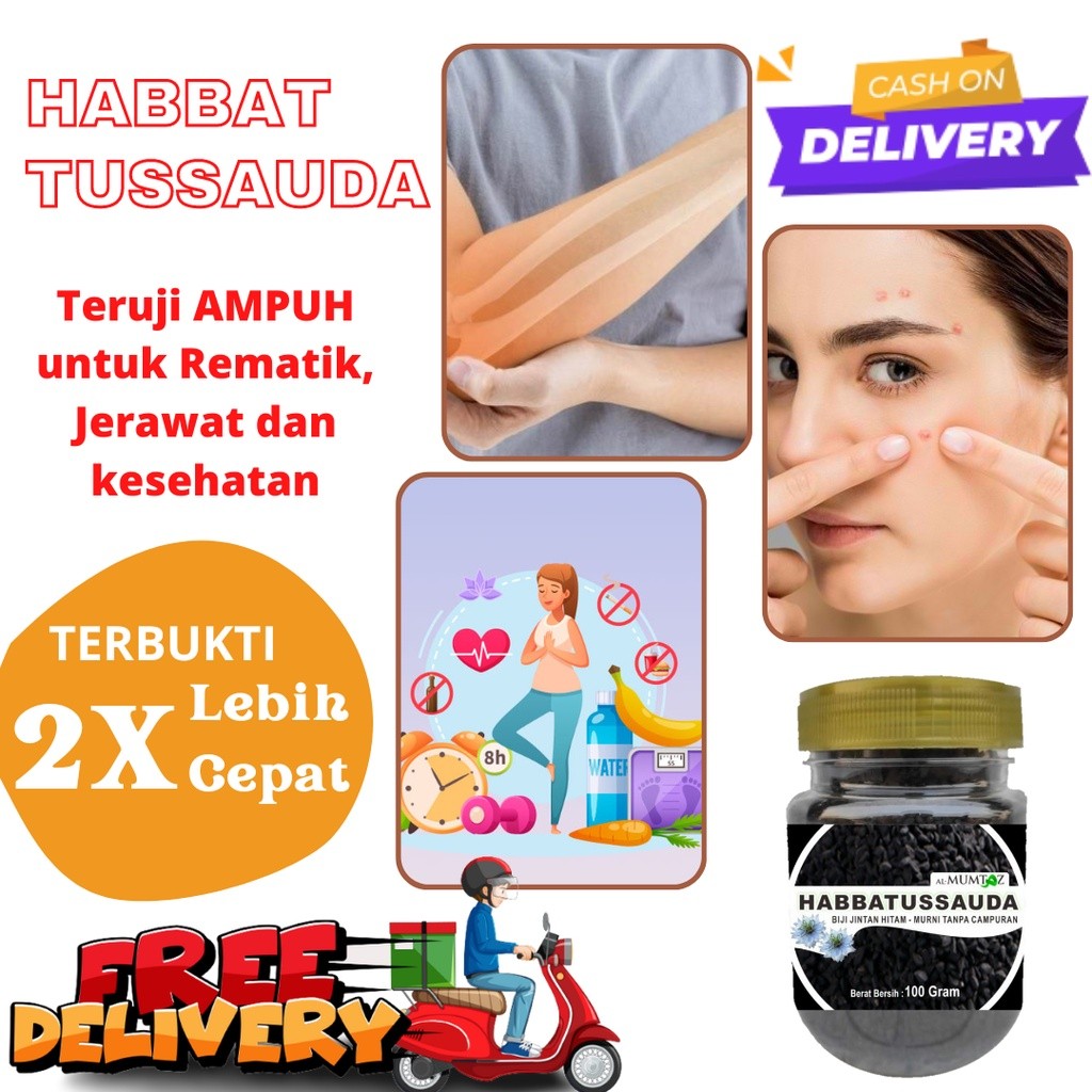 [COD] Habbatussauda Biji Bubuk Kapsul Jintan Hitam Asli Habatusauda Habbats Original 1kg Habbasyifa 