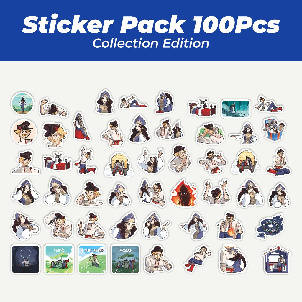 

Hot Funny Character Boyars The Vilager Lucu Anti Air Stikers Berperekat Waterproof Sticker Decal Buat Motor Helm Buku Journal Koper Casing HP Laptop Botol Minum