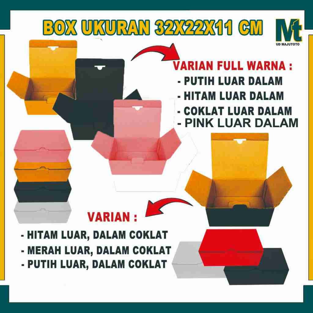 

Box 32x22x11 cm / Box Sliplock / Kardus Polos