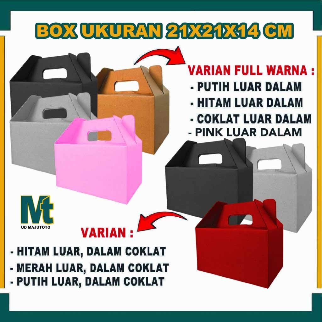 

Box 21x21x14 cm / Box Jinjing / Box Souvenir / Kardus Polos