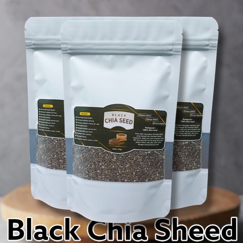 

100gr Black Chia Seed rempah jsr buat minuman