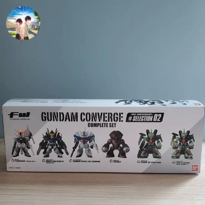 Bandai FW Gundam Converge Selection 02 10th Anniversary mini figure set of 6 pc