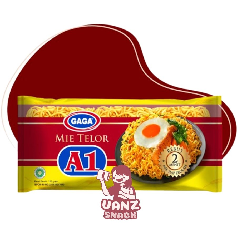 

Gaga Mie Telur A1 berat 180 gram