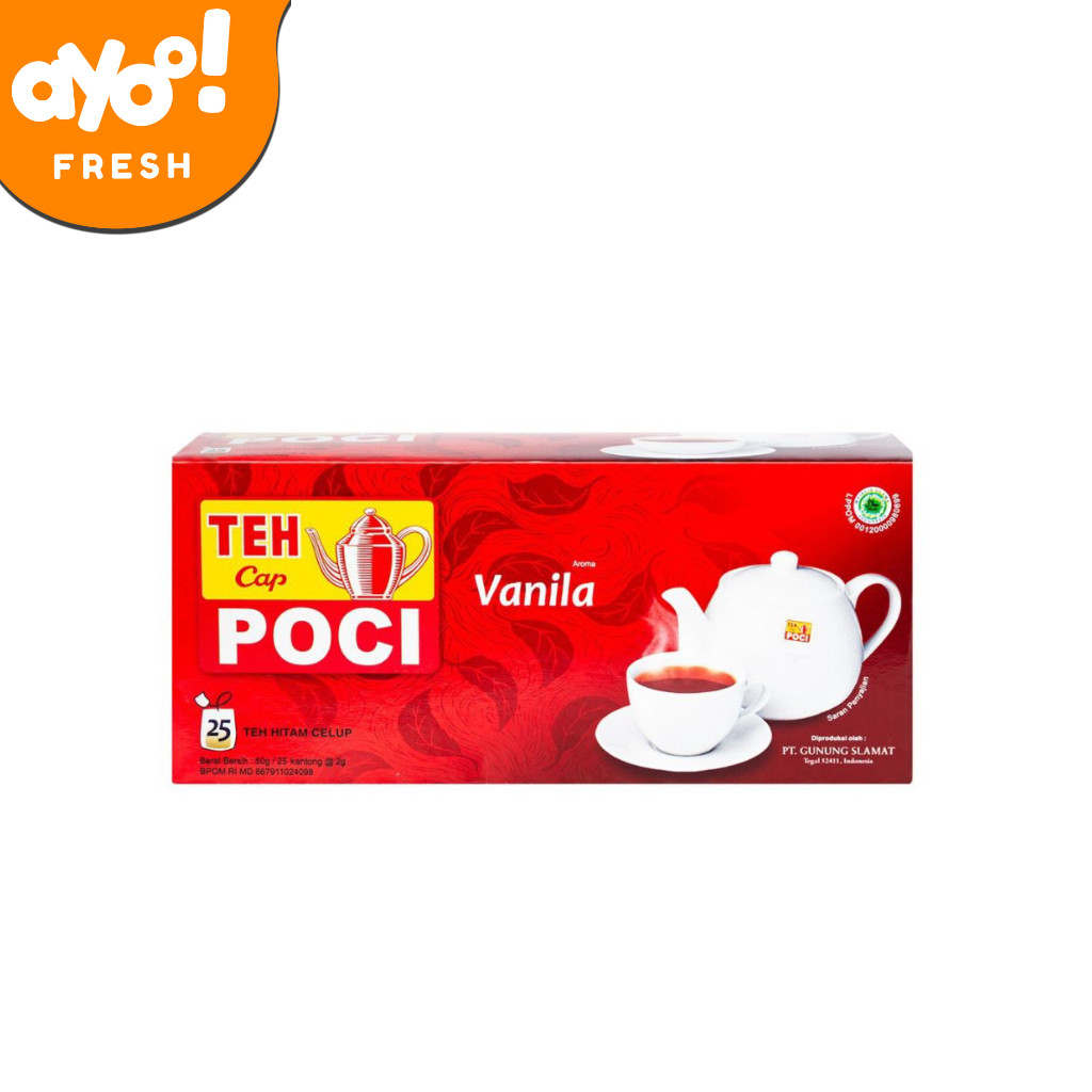 

Teh Celup Cap Poci Aroma Vanilla 25bags