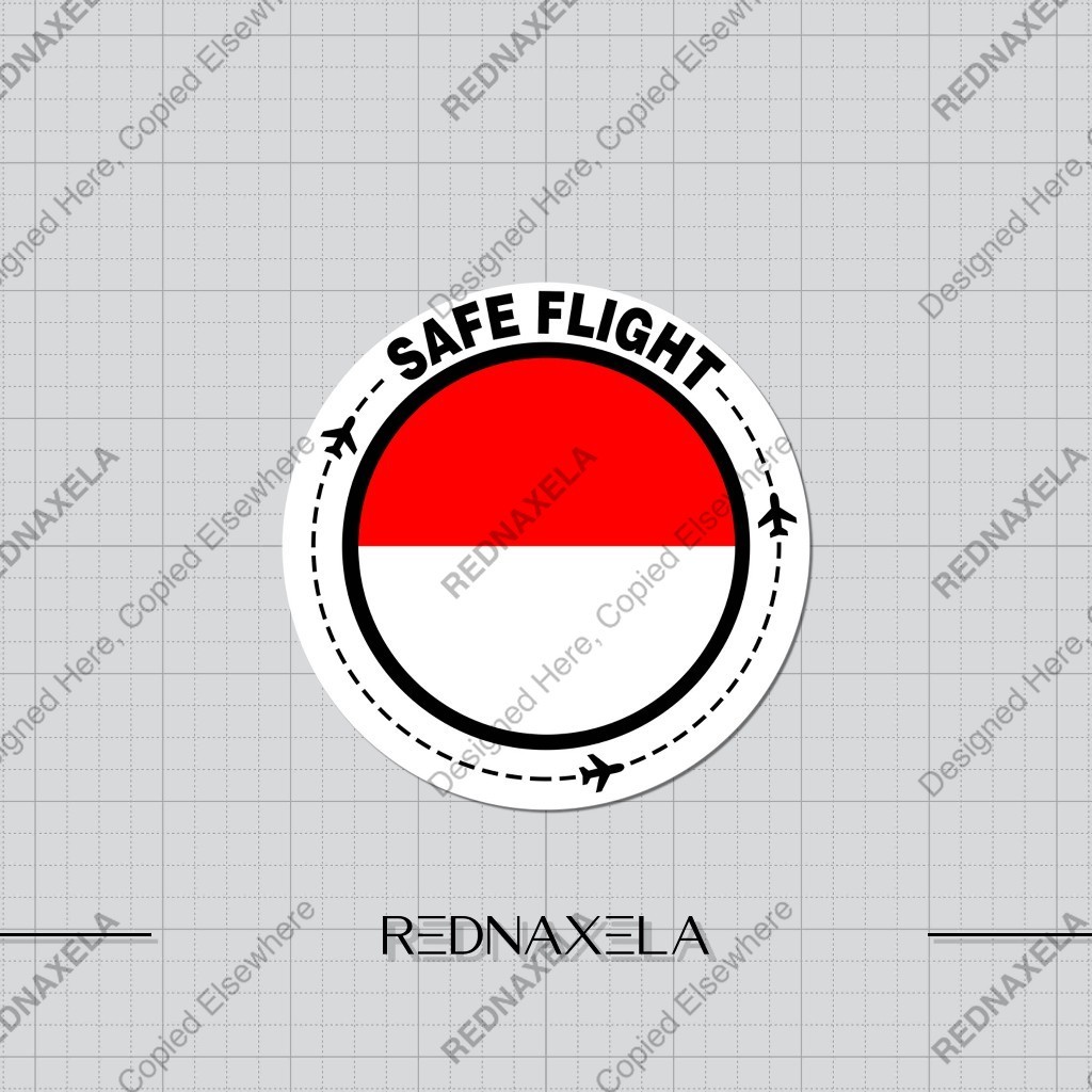 

Stiker Vinyl Safe Flight Country Indonesia Stiker Koper Outdoor Waterproof Sticker