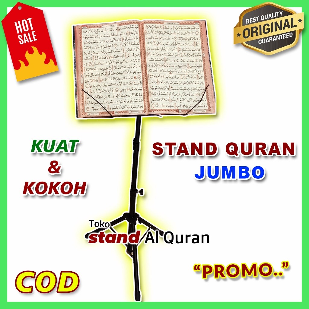 STAND AL QURAN JUMBO YANG BESAR UNTUK LANSIA SANGAT KUAT KOKOH