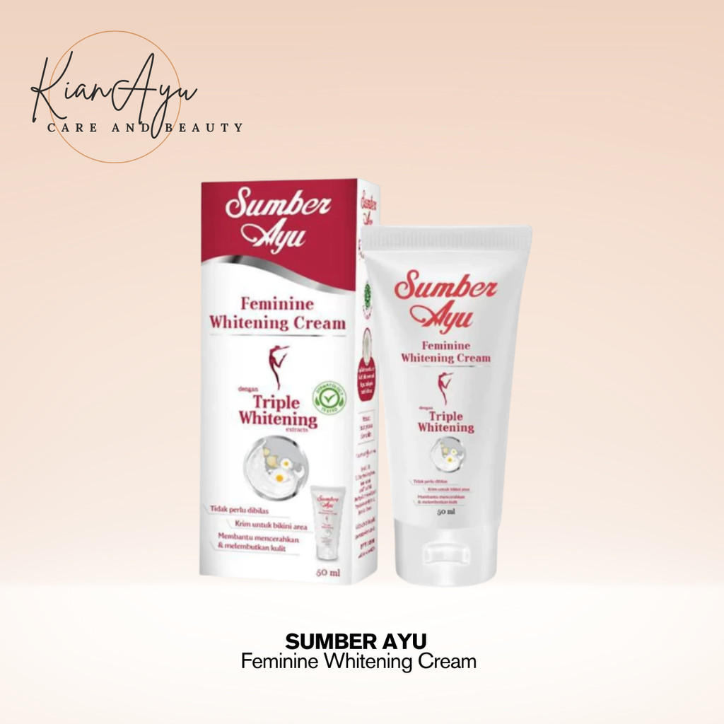 KianAyu* Sumber Ayu Feminine Whitening Cream - Triple Whitening - 50 ml