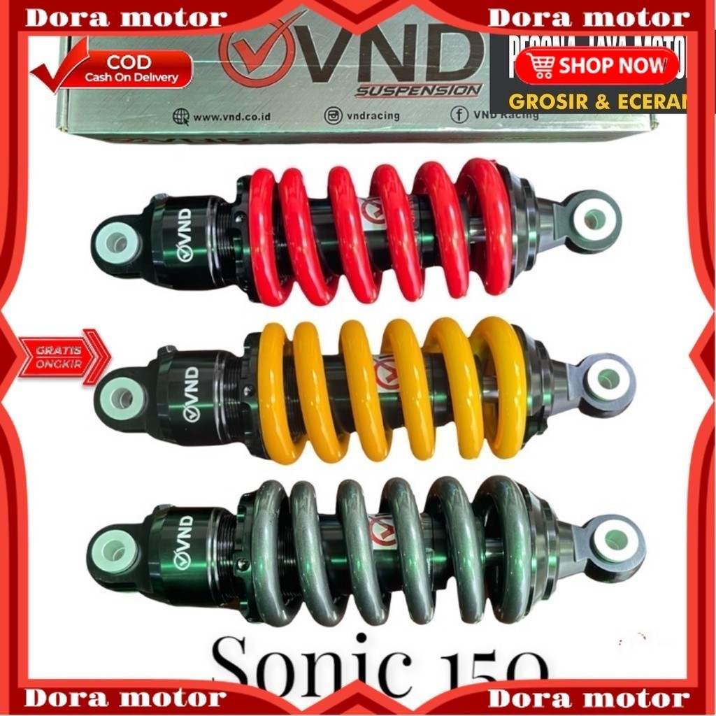 Shock Sonic MonoShock Sonic ShockBelakang Sonic, Supra150 Gtr, VND Premium Original K2