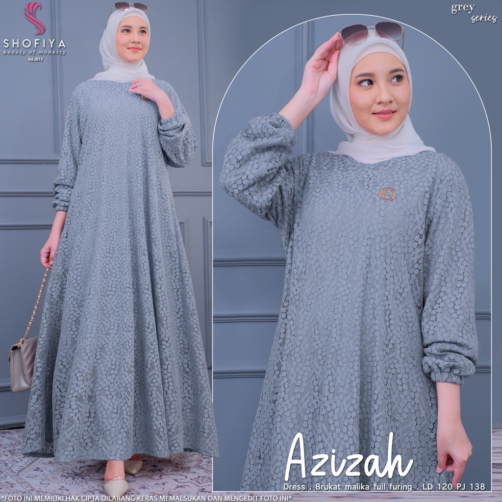 [BARU] AZIZAH DRESS ori by SHOFIYA