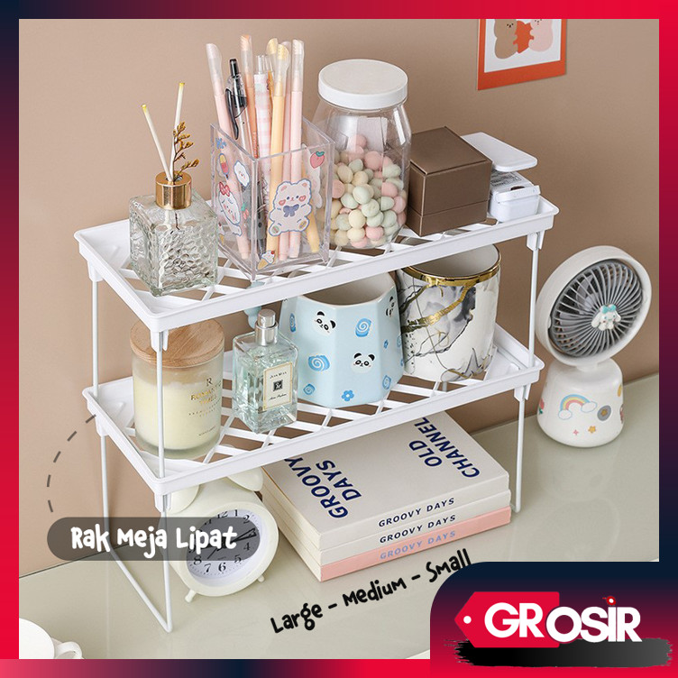 Grosir - H6726 Rak Meja Lipat Minimalis  / Rak Meja Lipat Belajar Modern / Rak Meja Lipat Kerja Este