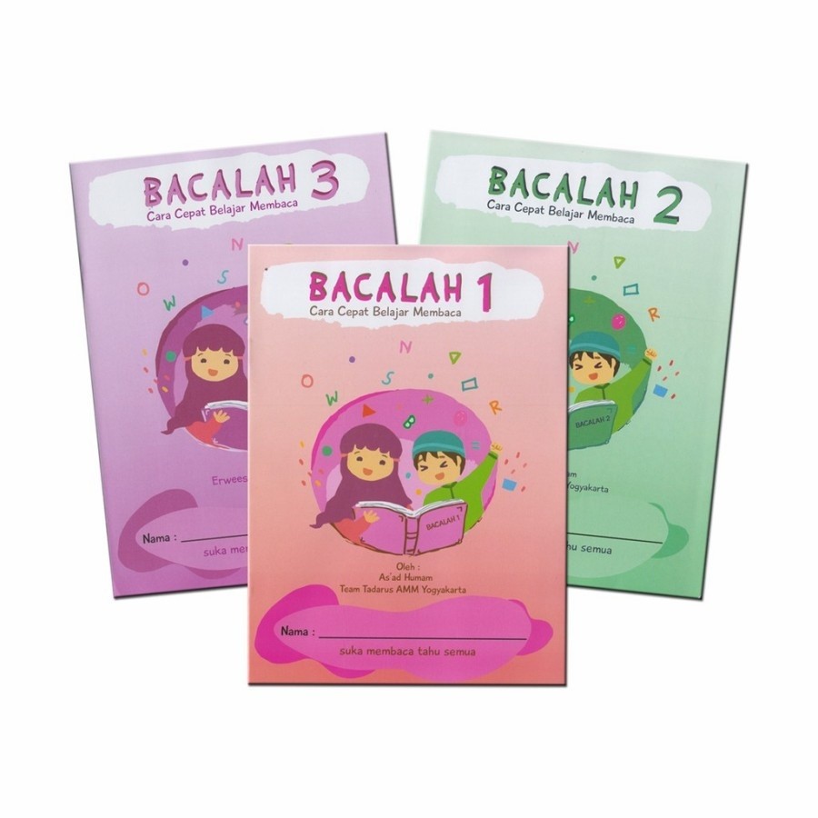 Buku BACALAH Jilid 1 2 3 / Bacalah / S C