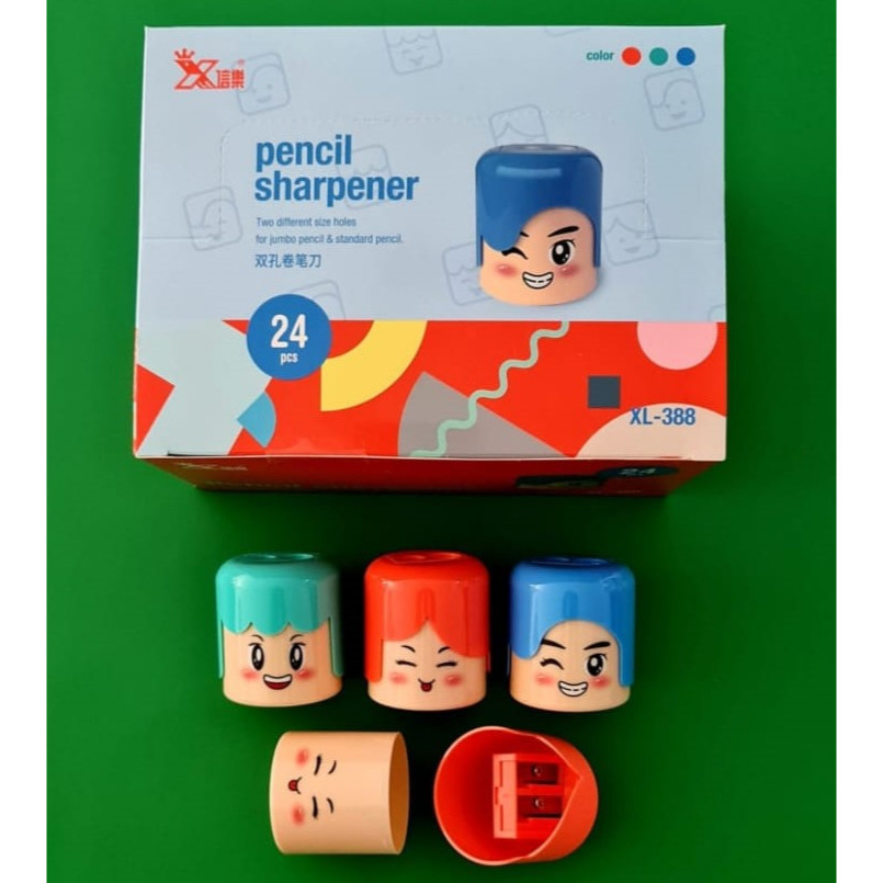 

Sharpener Rautan 2 holes XL-388 face