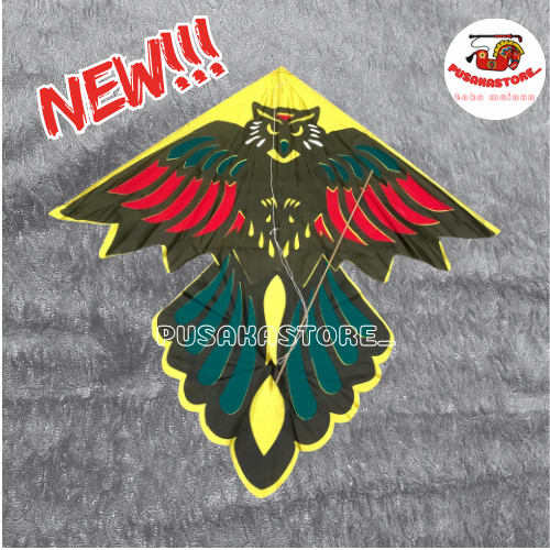&$ LAYANGAN MOTIF KAIN- MOTIF BURUNG HANTU/ BARONG BALI/ SUPERMAN/ SPIDERMAN | LAYANGAN PANTAI @$