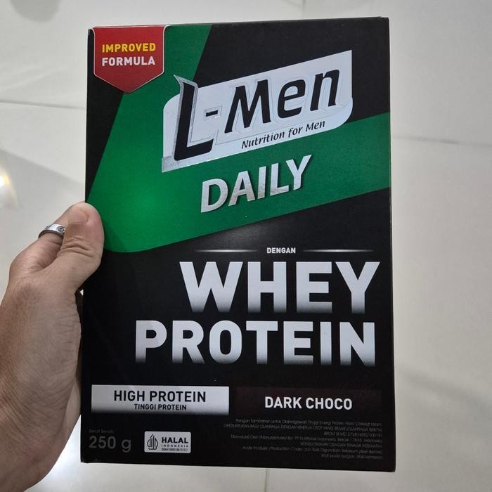 

L-Men Daily Nutrition for Men dengan Whey Protein Rasa Dark Choco / Popcorn Caramel 250gr