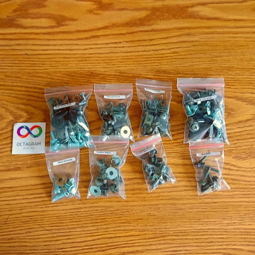 Baut Body Full set X-Ride 115c/Baut Full body Yamaha X-RIDE 2013-2016 baud body x ride