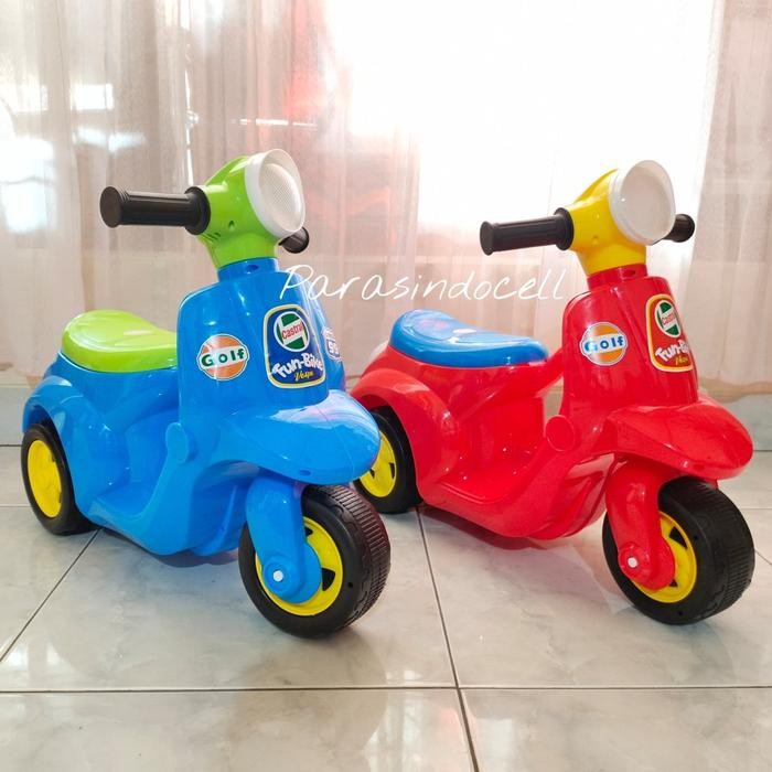 Mainan Anak Motor Vespa Mini- Motor Vespa Dorong