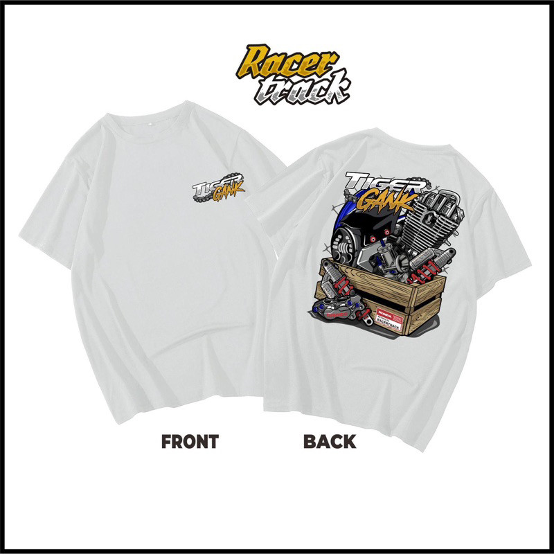 Tshirt Kaos Atasan Tiger Gank Honda Tiger Barong Herex Keren Unisex