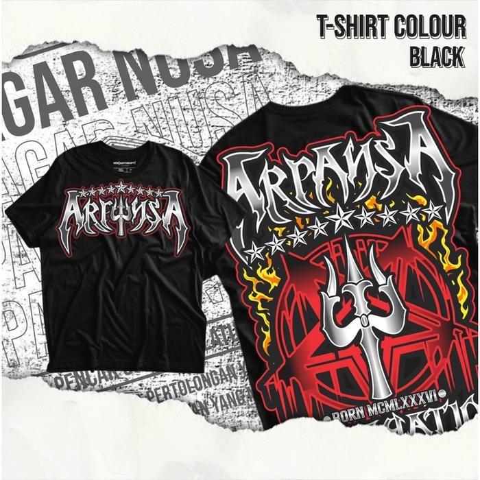 (COD) Kaos Pagar Nusa Arpansa Generation Arpansa Arek Pagar Nusa 1986 Kaos Distro Sablon Dtf - Hitam