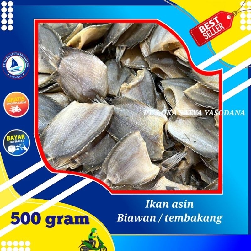 

Ikan Asin Biawan / Tembakang 500gram