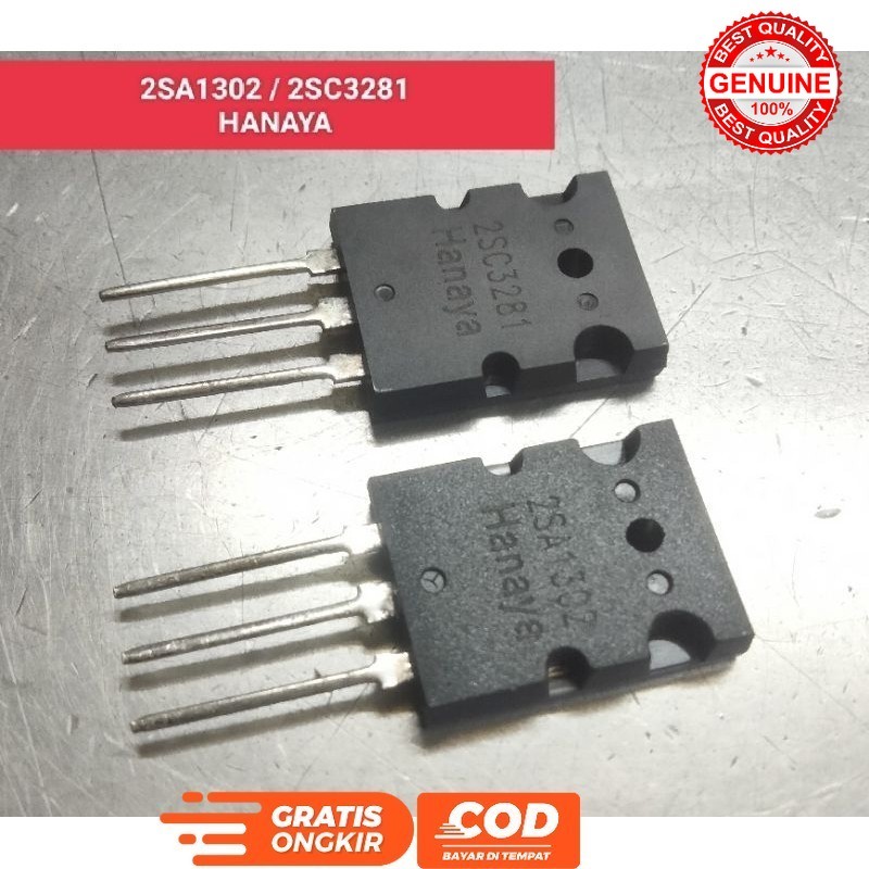 TRANSISTOR 2SA1302 2SA3281 HANAYA / IC SC 1302 / SC 3281