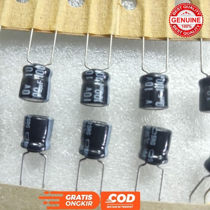 ELCO 100 UF 10 V / ELKO 100 MIKRO 10 VOLT