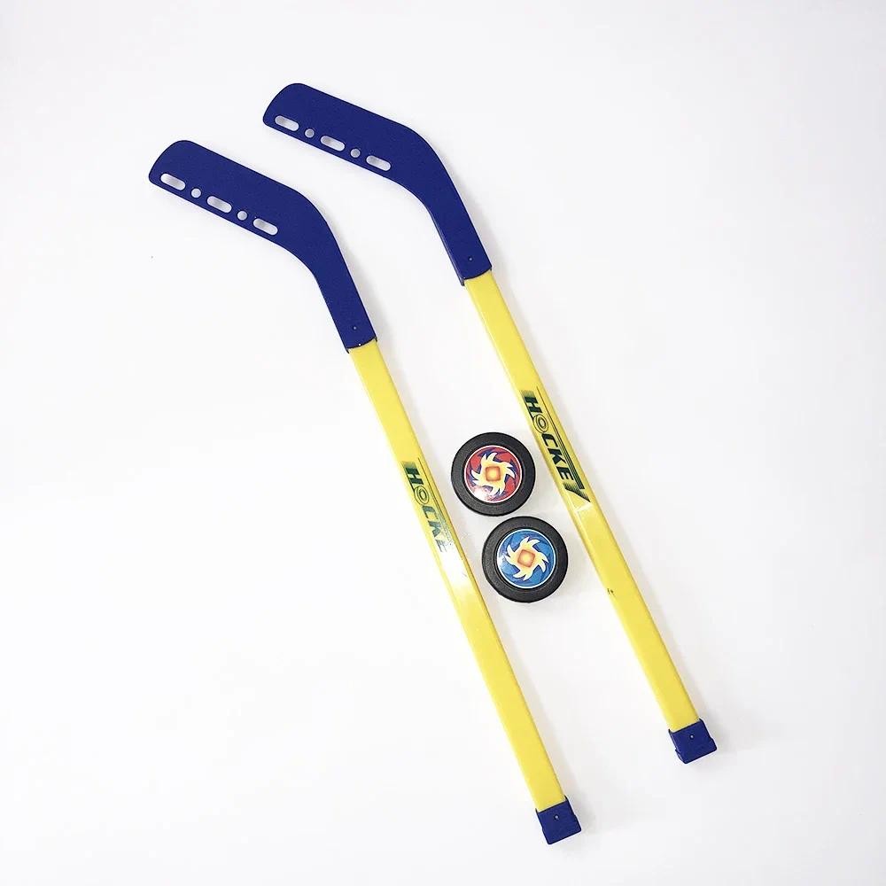Clearance A Set Children's Toy Pulley Ice Hockey 70/84CM Plastic Hockey Stick Children's Outdoor Spo
