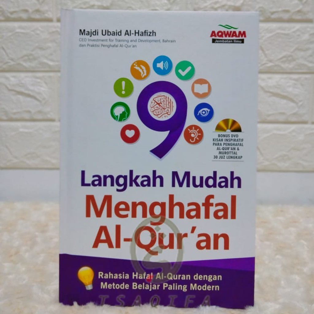 Buku 9 LANGKAH MUDAH MENGHAFAL ALQURAN ( Majdi Ubaid Al-Hafizh ) Rahasia Hafal Quran Penerbit Aqwam