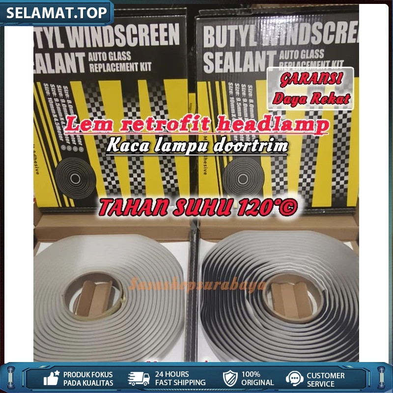 [5M] Lem Kaca Mobil / Lem Headlamp Lampu Body Bemper Mobil Sealant