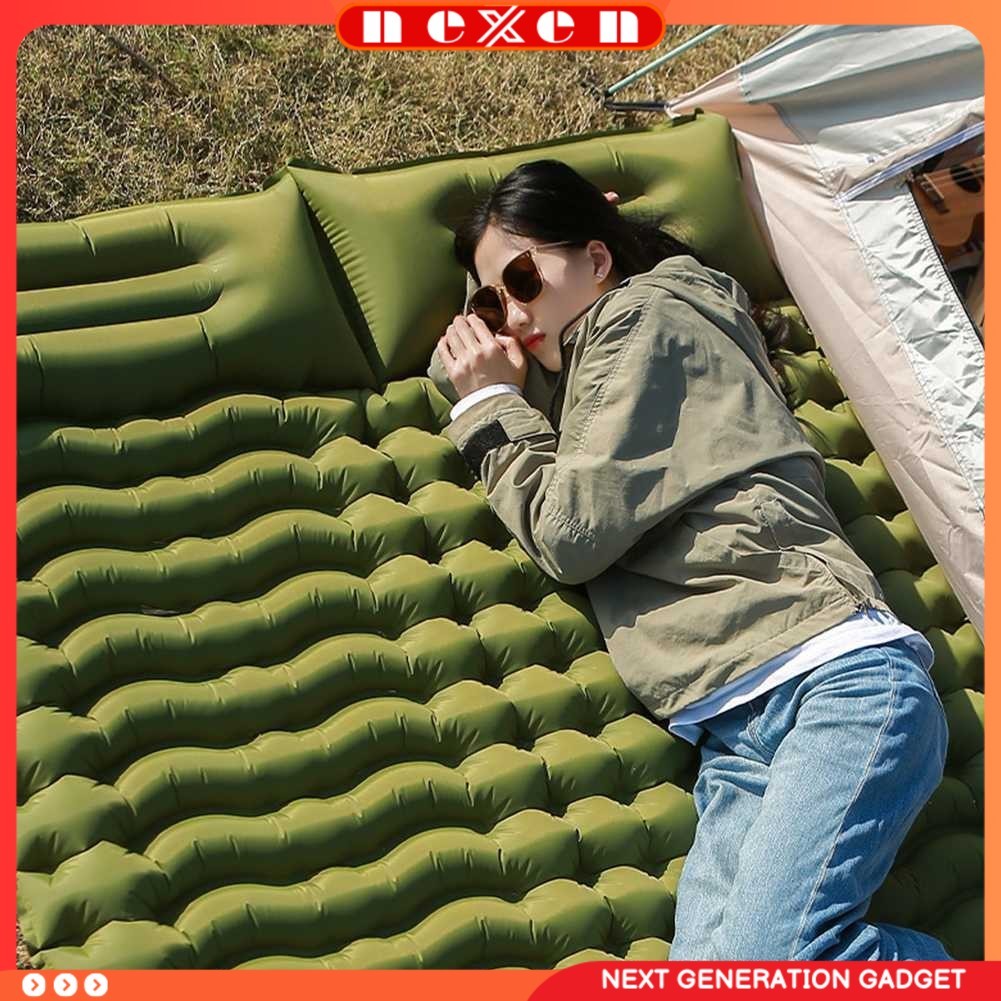 Kasur Matras Angin Double Inflatable Moistureproof Foldable - HQ-200