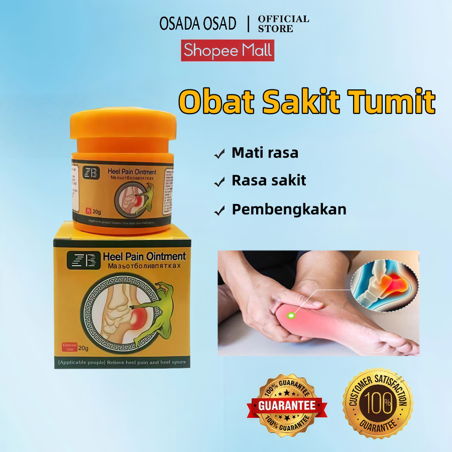 OSADA OSADI obat sakit tumit plantar fasciitis terapi obat sakit telapak kaki pereda nyeri tumit ter