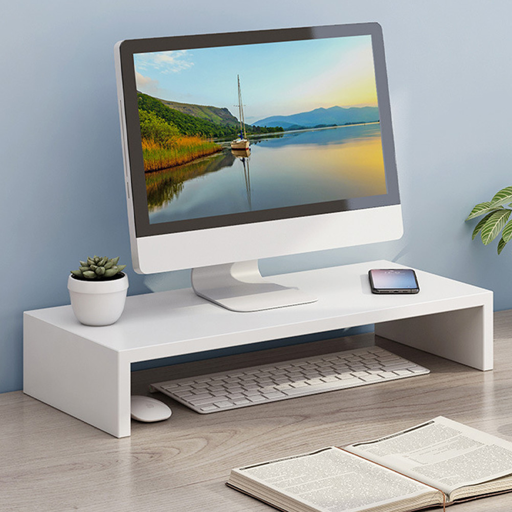 DUDUKAN LAPTOP DAN MONITOR/DUDUKAN KOMPUTER/RAK MEJA KOMPUTER / Dudukan Monitor Kayu Meja Kerja Komp