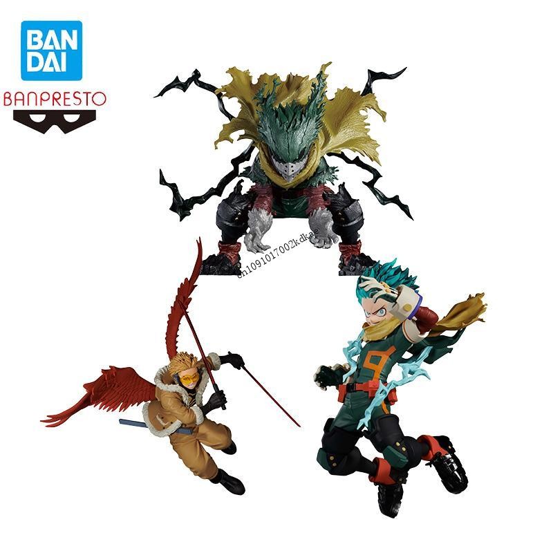 In Stock Bandai Banpresto Original My Hero Academia The Amazing Heroes Plus Midoriya Izuku Hawks Col