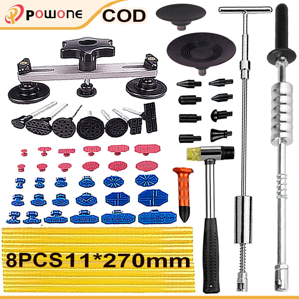 PDR Kit Alat Mobil Kit Alat Perbaikan Penyok Bodi Mobil Kit Alat Perbaikan Penyok Mobil Dengan Penar