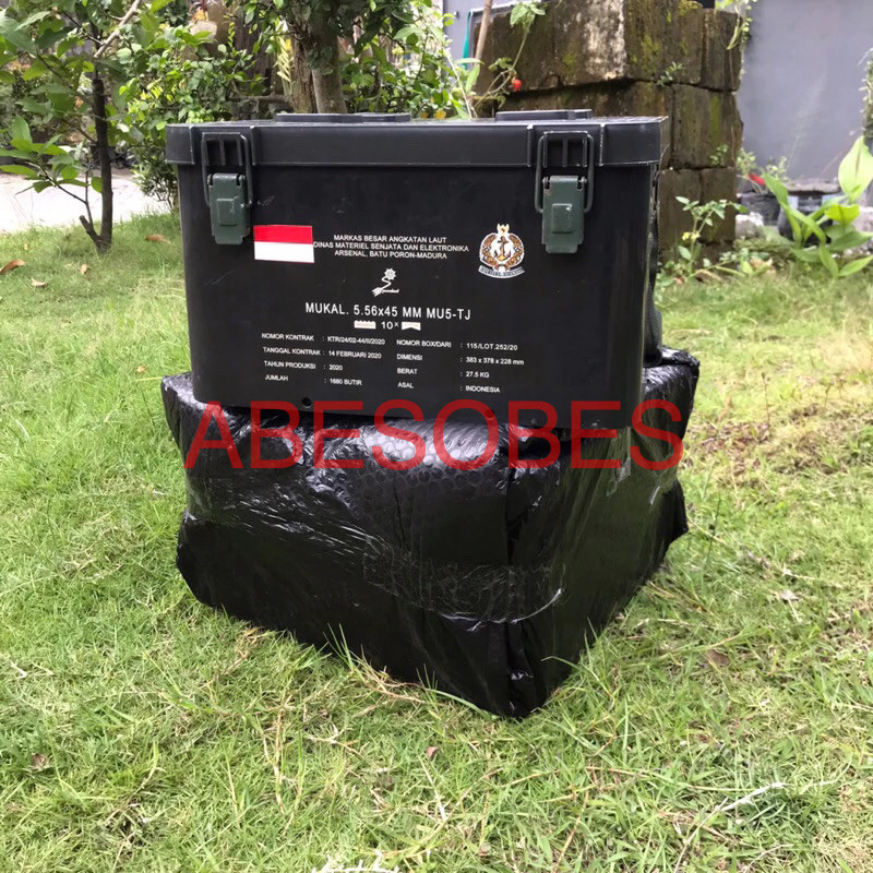 Kotak amunisi serbaguna / Box Tempat Peluru Bekas / Kotak perkakas /Kotak Pindad / Box pindad / Box 