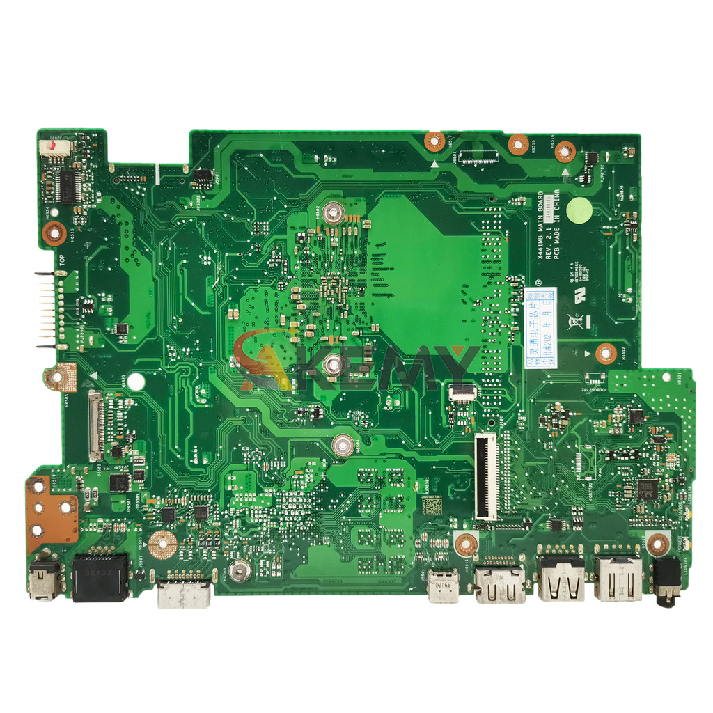 X441MA Laptop Motherboard For ASUS VivoBook X441M A441M X441MB X441MA X441MAR F441M Mainboard With C