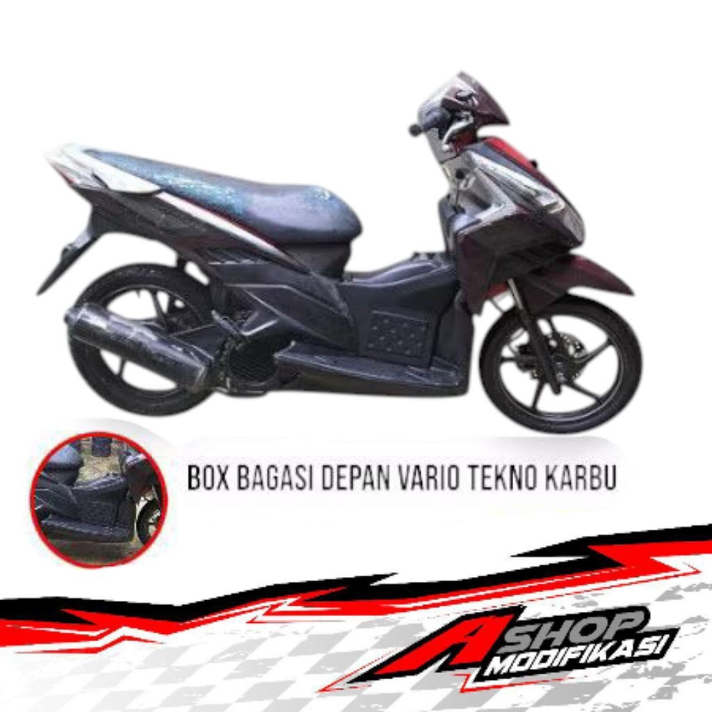 Box Depan Vario Tekno 110 Karbu Box Bagasi Depan Vario Tekno 110