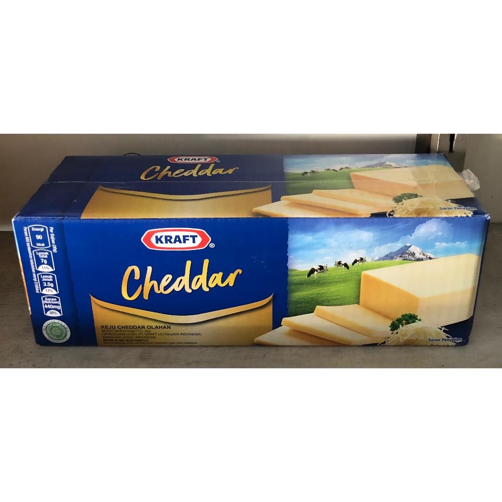 Keju Kraft Cheddar 2kg | Kraft Cheddar 2kg