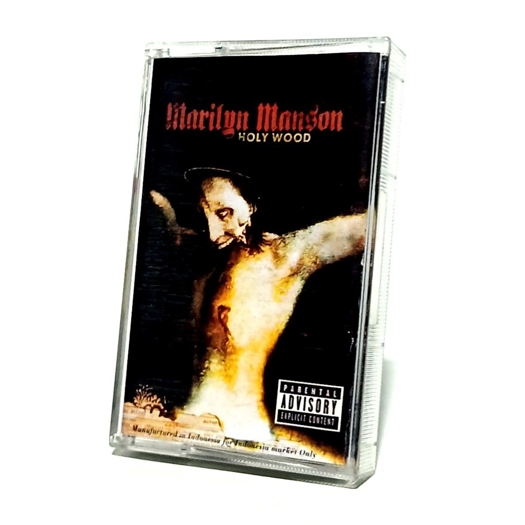 kaset tape Marilyn Manson album Holy Wood industrial goth rock band
