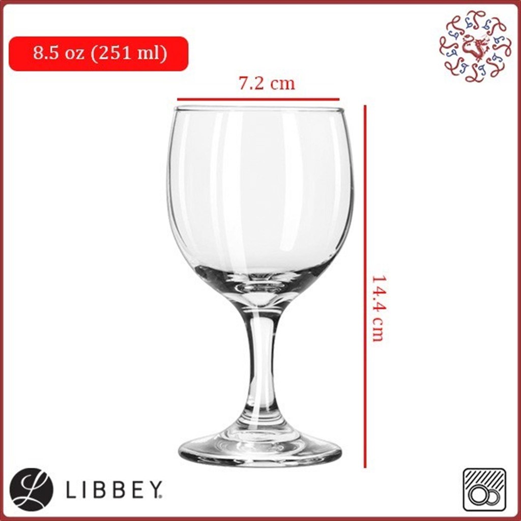 LIBBEY Wine Glass / Gelas Wine 251 ml #3764