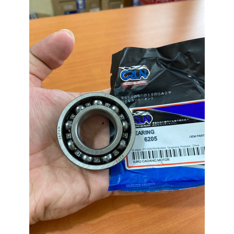 CRUN Bearing 6205 Koyo Japan  Laher Lahar  Asli