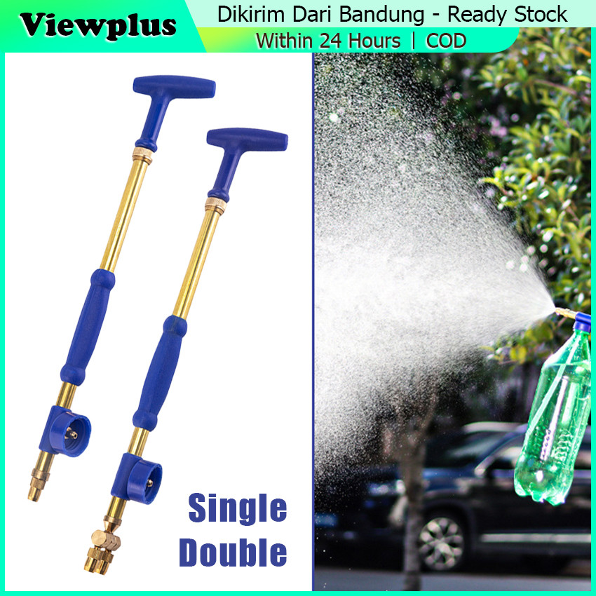 Alat Semprot 2 Nozle Kepala Kuningan Sprayer / Alat Semprot Tanaman Hand Pump Multifungsi / Kepala S