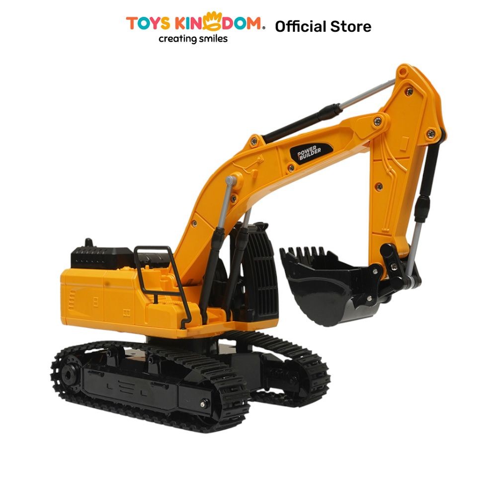 Toys Kingdom Cruzer Power Builder Excavator Remote Control 1:24 Toys Kids Toy Mainan Kendaraan Dan R