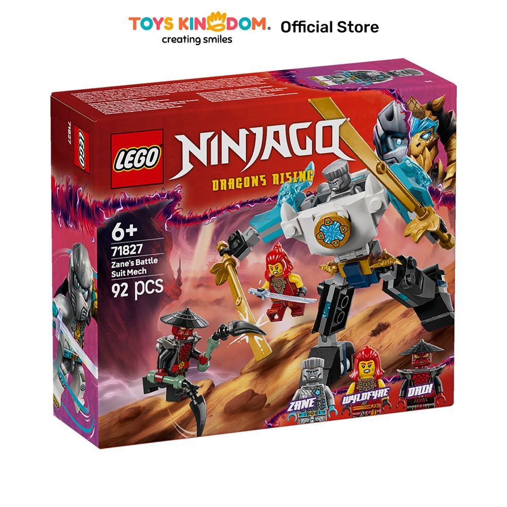 Toys Kingdom LEGO Ninjago Zanes Battle Suit Mech Brick Building Ninja Action Blok Konstruksi Koleksi
