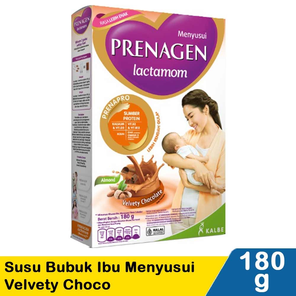 PRENAGEN LACTAM SUSU BUBUK IBU MENYUSUI VELVETY CHOCO 180g