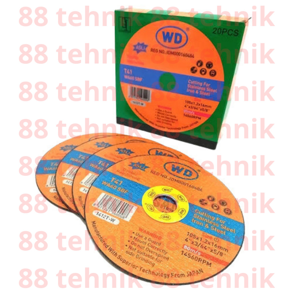 WD potong 4inch batu gerinda potong merek WD asli original
